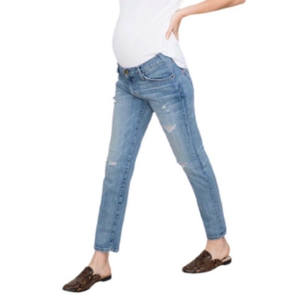 Current/Elliot + HATCH Maternity Boyfriend Jeans